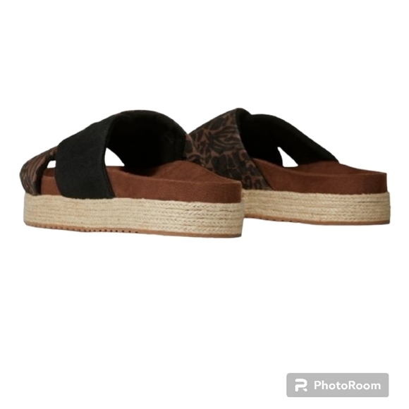 TOMS SANDALWOMEN SANDAL PALOMA BLACK, Size 6W New‎ without box - Picture 2 of 6